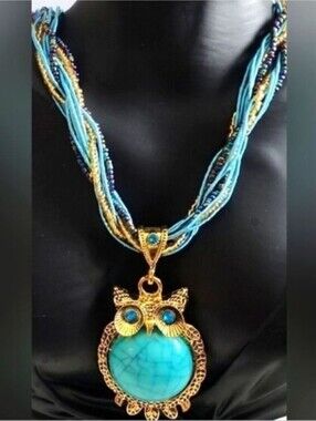 BOHEMIAN  Owl Necklace